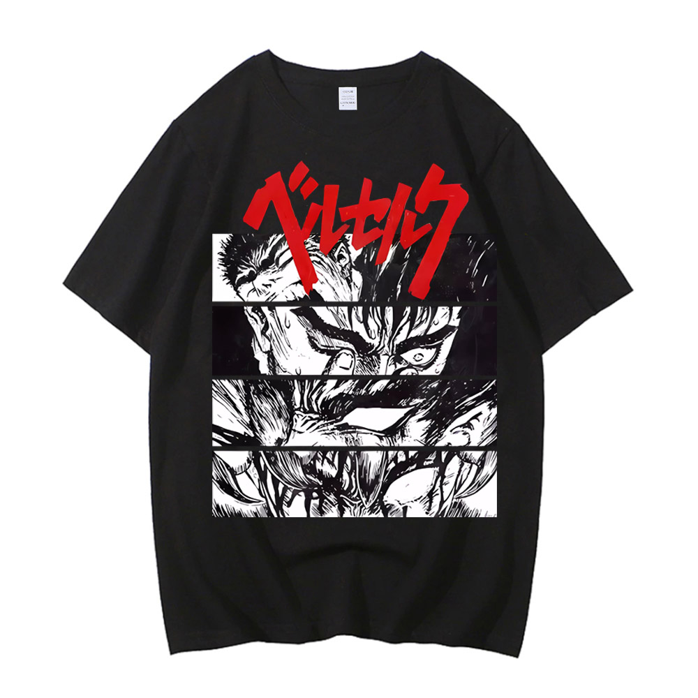 Anime Merchandise Shop - 2026년 신상 핫썸머 애니메이션 베르세르크 티셔츠