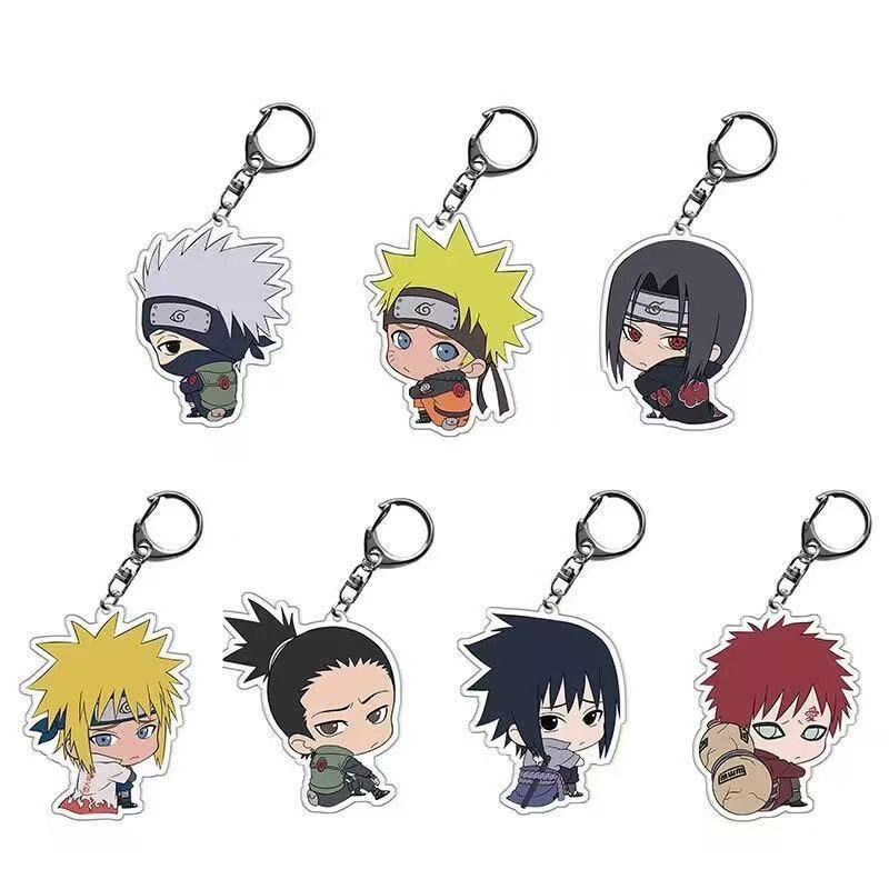 Anime Merchandise Japan - 나루토 치비 만화 귀여운 아크릴 키체인