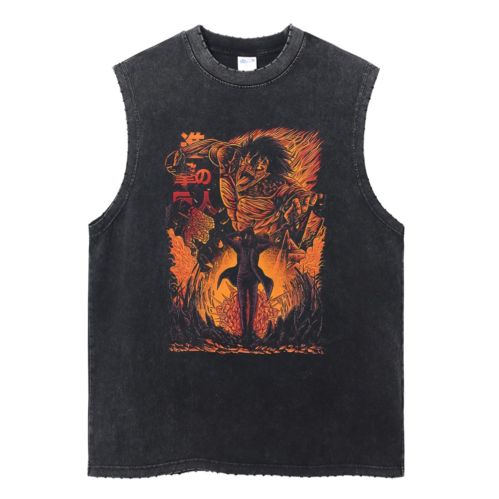 Anime Merchandise Shop - 새로운 진격의 거인 남성용 체육관 조끼
