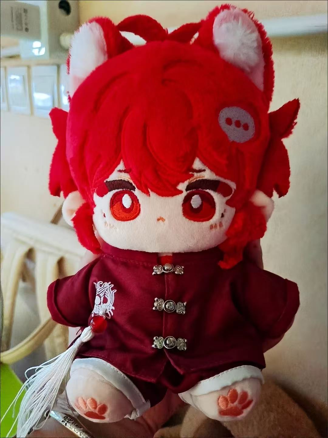 Anime Merchandise Dress - 20cm 애니메이션 원신 딜루크 캐릭터 봉제