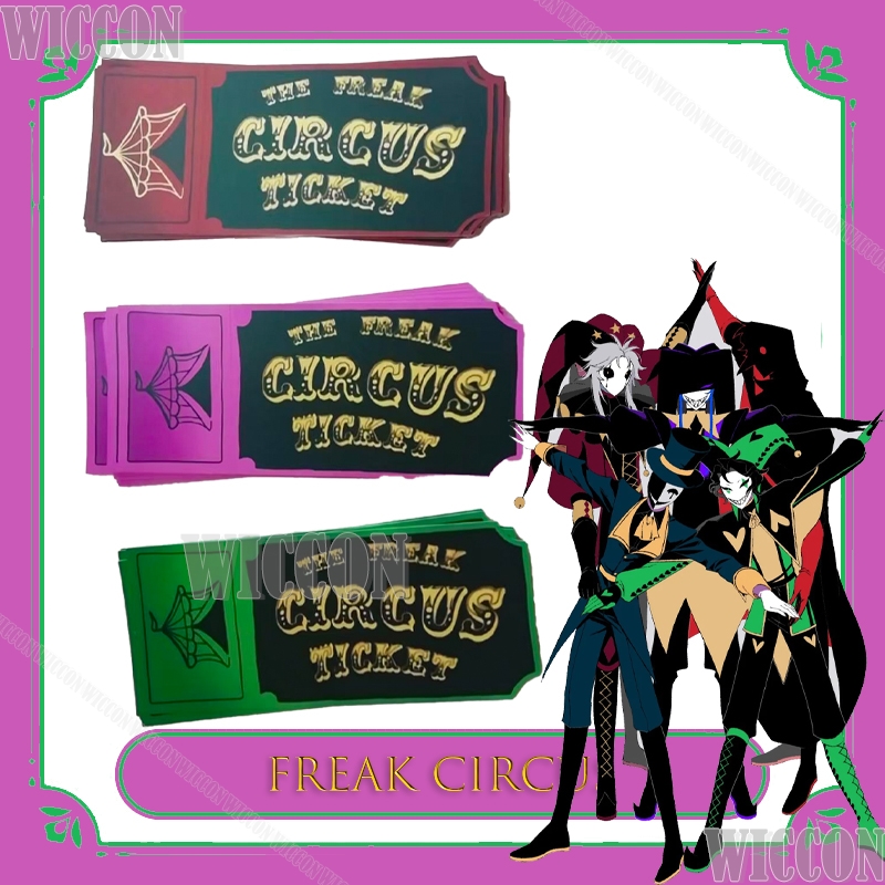 프릭 서커스 티켓 카드 레드 그린 핑크 애니메이션 수집 - Anime Merchandise In Japanese 리뷰 및 가격